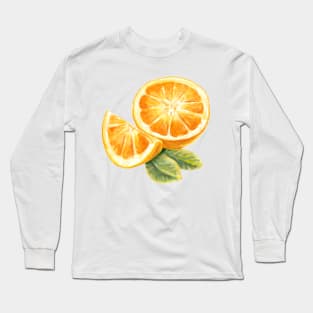 Orange fruit Long Sleeve T-Shirt